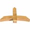 Ekena Millwork Bellingham Rough Sawn Timber Gable Bracket, Western Red Cedar, 48"W x 30"H x 6"D x 6"F, 15/12 Pitch GBW048X30X0606BEL00RWR - alternate 3